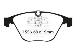 BMW 1M Brake Pads - Front - EBC - Greenstuff 2000 Series - `11-`12