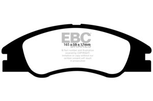 Kia Spectra Brake Pads - Front - EBC - Greenstuff 2000 Series Sport - `04-`09