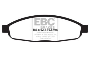 Chrysler Pacifica Brake Pads - Front - EBC - Greenstuff 2000 Series - `05-`07
