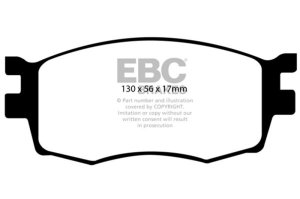 Hyundai Accent Brake Pads - Front - EBC - Greenstuff 2000 Series - `06-`11