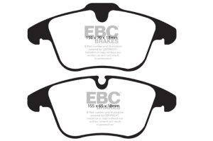 Volvo S60 Brake Pads - Front - EBC - Greenstuff 2000 Series Sport - `16-`18