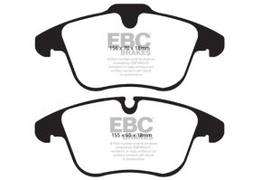 Volvo S60 Brake Pads - Front - EBC - Greenstuff 2000 Series Sport - `16-`18
