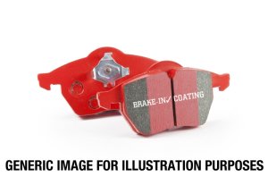 Mazda Miata MX5 Brake Pads - Front - EBC - Redstuff Ceramic - Red - `01-`03