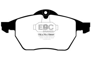 Saab 9-3 Brake Pads - Front - EBC - Yellowstuff - `99-`02