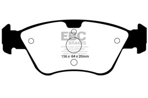 Chrysler Crossfire Brake Pads - Front - EBC - Yellowstuff - `03-`08