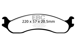 Dodge B2500 Brake Pads - Front - EBC - Yellowstuff - `98-`03