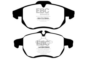 Saab 9-3 Brake Pads - Front - EBC - Yellowstuff - 2003