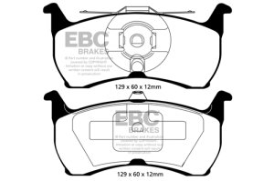 Aston Martin Virage Brake Pads - Rear - EBC - Yellowstuff - `93-`00