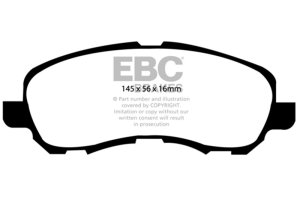 Chrysler 200 Brake Pads - Front - EBC - Yellowstuff - `11-`14