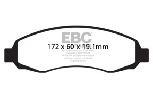 Dodge Dakota Brake Pads - Front - EBC - Yellowstuff - `03-`04