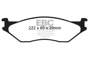 Ford Econoline E550 Brake Pads - Front - EBC - Yellowstuff - `02-`05