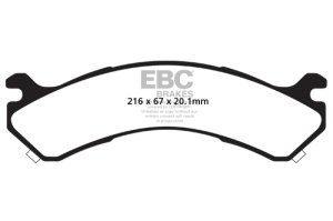 Chevrolet Silverado 3500 Brake Pads - Rear - EBC - Yellowstuff - `01-`05 Chevrolet Silverado 3500 Brake Pads - Rear - EBC - Yellowstuff - `01-`05
