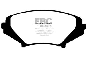 Mazda RX8 Brake Pads - Front - EBC - Yellowstuff - `03-`12