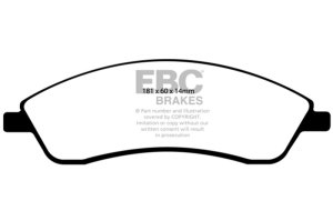 Cadillac CTS Brake Pads - Front - EBC - Yellowstuff - `06-`07