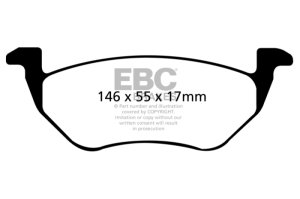 Ford Escape Brake Pads - Rear - EBC - Yellowstuff - `05-`09