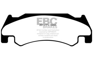 Dodge Ram SRT-10 Brake Pads - Front - EBC - Yellowstuff - `05-`06