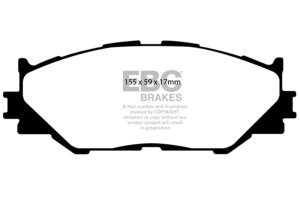 Lexus IS250 Brake Pads - Front - EBC - Yellowstuff - `06-`08