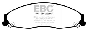 Pontiac Grand Prix Brake Pads - Front - EBC - Yellowstuff - `05-`08