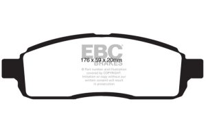 Ford F150 Brake Pads - Front - EBC - Yellowstuff - 2009