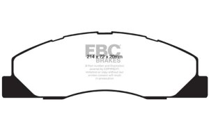 Dodge Ram 2500 Brake Pads - Front - EBC - Yellowstuff - `09-`11