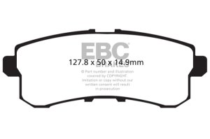Infiniti QX56 Brake Pads - Rear - EBC - Yellowstuff - `11-`13