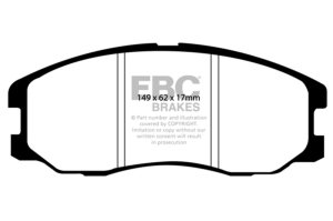 Chevrolet Equinox Brake Pads - Front - EBC - Yellowstuff - `07-`09 Chevrolet Equinox Brake Pads - Front - EBC - Yellowstuff - `07-`09