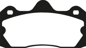 Lotus Evora Brake Pad Set - Rear - EBC - Bluestuff NDX - `10-`16