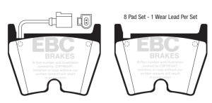 Audi TT RS Quattro Brake Pads - Front - EBC - Bluestuff NDX - `18-`27 Audi TT RS Quattro Brake Pads - Front - EBC - Bluestuff NDX - `18-`27