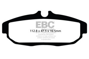 Ford Shelby GT500 Brake Pads - Rear - EBC - Bluestuff NDX - 2012