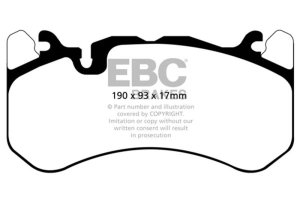 Audi RS7 Brake Pads - Front - EBC - Bluestuff NDX - `13-`14