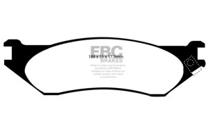 Dodge Cargo 1500 Van 1/2 Ton Brake Pads - Performance - Front - EBC - Greenstuff 6000 Series - `98-`02