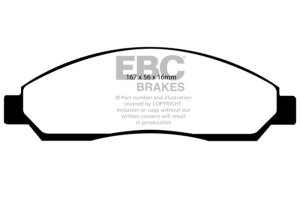 Chevrolet Colorado Brake Pads - Front - EBC - Greenstuff - `04-`06