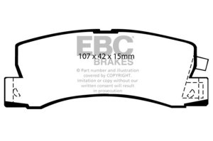 Lexus RX300 Brake Pads - Rear - EBC - Greenstuff 6000 Series - `99-`01