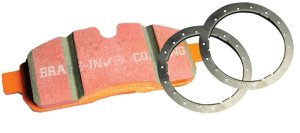 Dodge Caliber Brake Pads - Rear - EBC - Extra Duty - `06-`12