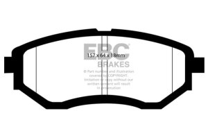 Subaru Tribeca Brake Pads - Front - EBC - Extra Duty - `05-`08