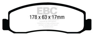 Ford F250 Brake Pads - Front - EBC - Extra Duty - 2011