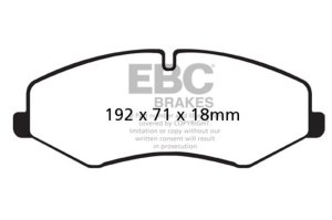 Land Rover LR4 Brake Pads - Front - EBC - Extra Duty - `10-`14