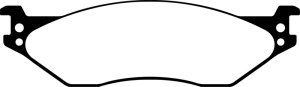 Ford F-450 Brake Pads - Front - EBC - Extra Duty - `05-`16