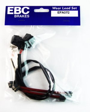 Audi Q7 Brake Wear Lead Sensor Kit - Front - EBC - For FMSI Pad No. D1130 - `11-`15