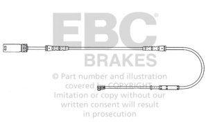 BMW 1 Series Brake Wear Lead Sensor Kit - Front - EBC - For FMSI Pad No. D1061 - `10-`13