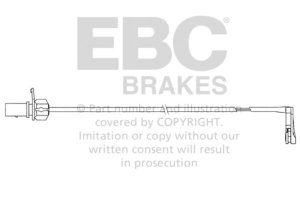 Audi A6 Brake Wear Lead Sensor - Rear - EBC - 2011
