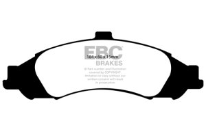 Pontiac GTO Brake Pads - Front - EBC - Ultimax2 - `03-`04