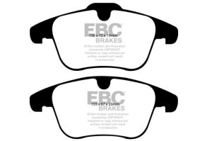 Land Rover LR2 Brake Pads - Front - EBC - Ultimax2 OE Replacement - Black - `07-`12