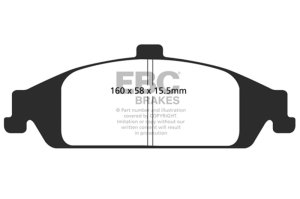 Chevrolet Malibu Brake Pads - Front - EBC - Ultimax2 - `98-`01