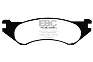 Dodge Ram Van B1500 Brake Pads - Front - EBC - Ultimax2 - `98-`02