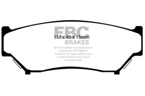 Chevrolet Tracker Brake Pads - Front - EBC - Ultimax2 - Black - `99-`03