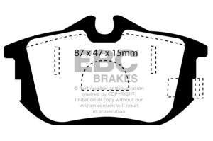 Volvo S40 Brake Pads - Rear - EBC - Ultimax2 - `99-`04
