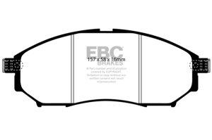 Infiniti EX35 Brake Pads - Front - EBC - Ultimax2 - `08-`13