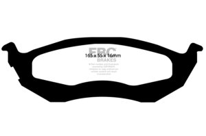 Chrysler Prowler Brake Pads - Rear - EBC - Ultimax2 - `01-`02
