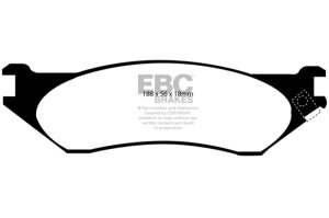 Dodge Durango Brake Pad Set - Front - EBC - Ultimax2 - `04-`06